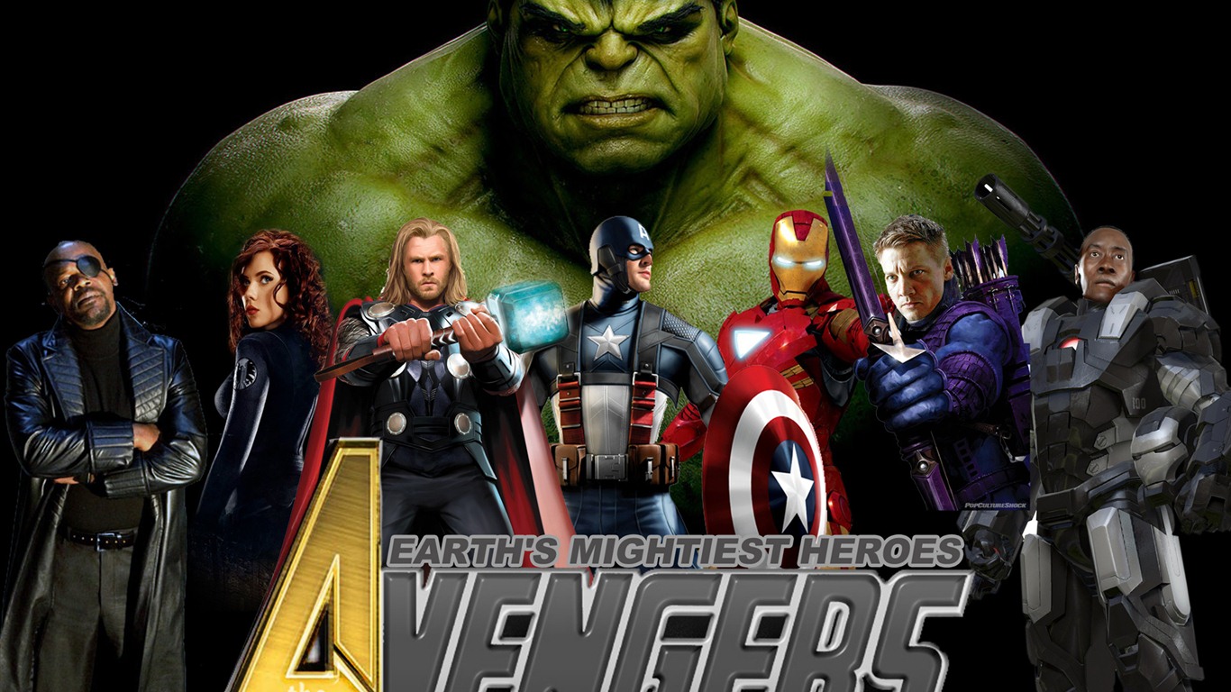 Les fonds d'écran HD 2012 Avengers #19 - 1366x768