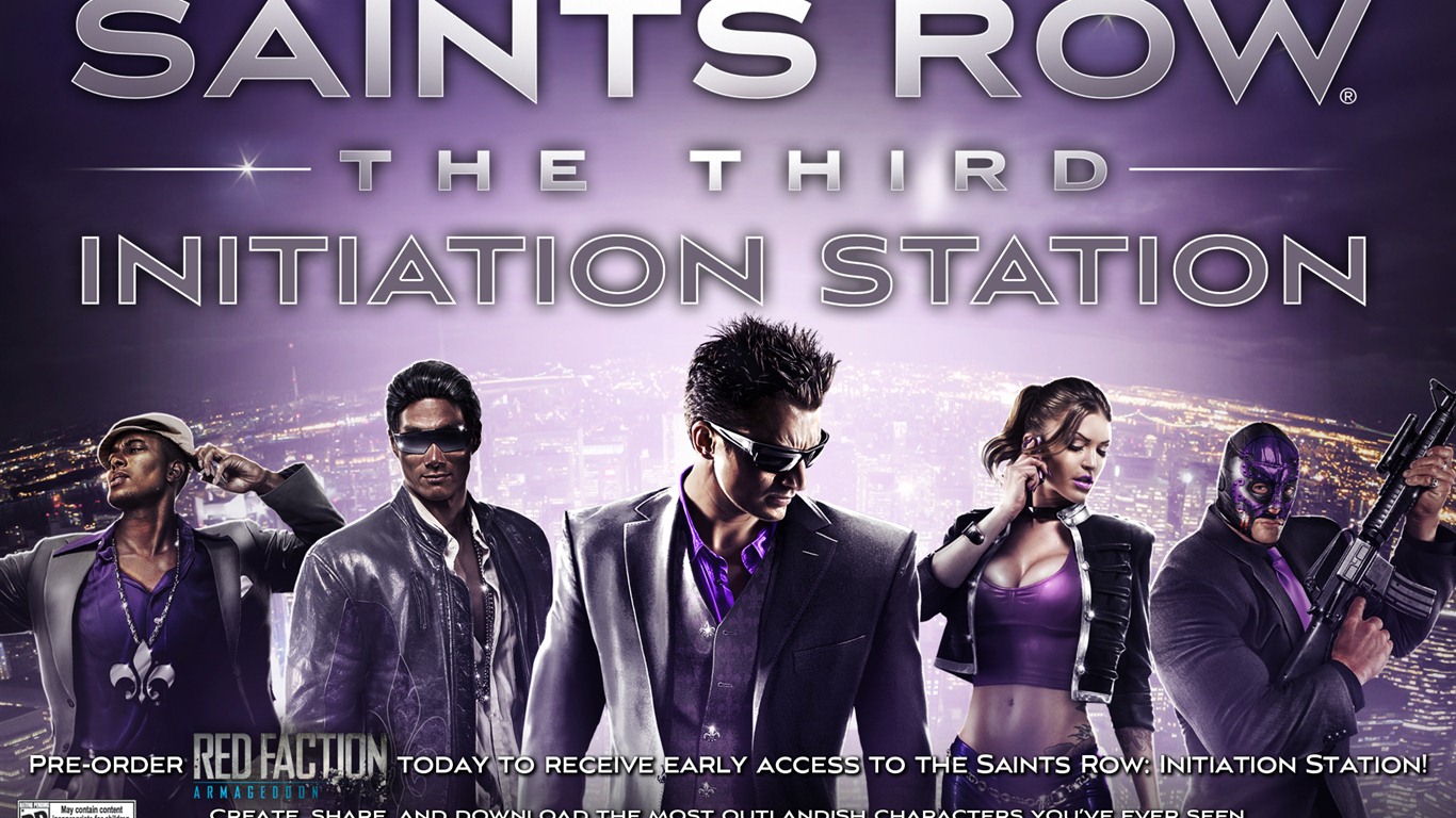 Saints Row: Třetí HD tapety na plochu #18 - 1366x768