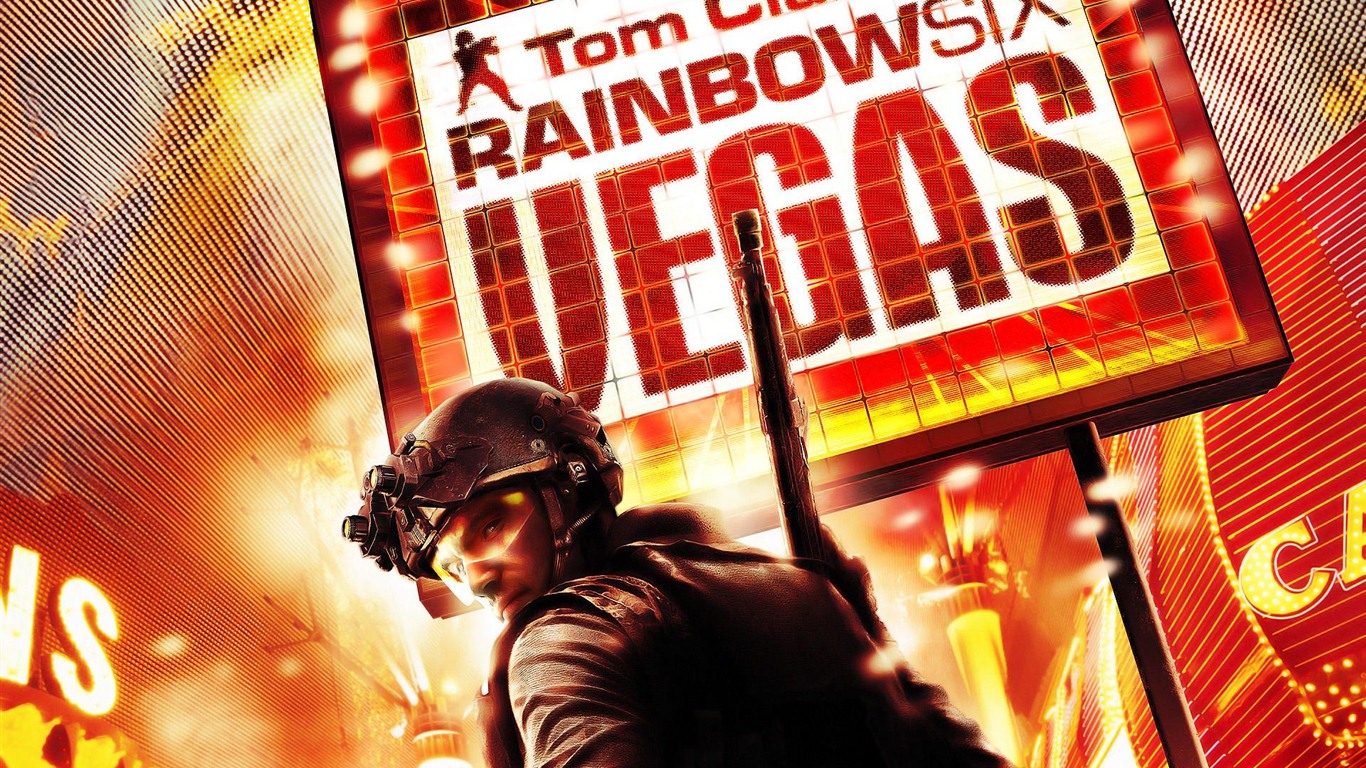 Tom Clancy 's Rainbow Six: Vegas HD wallpapers #6 - 1366x768
