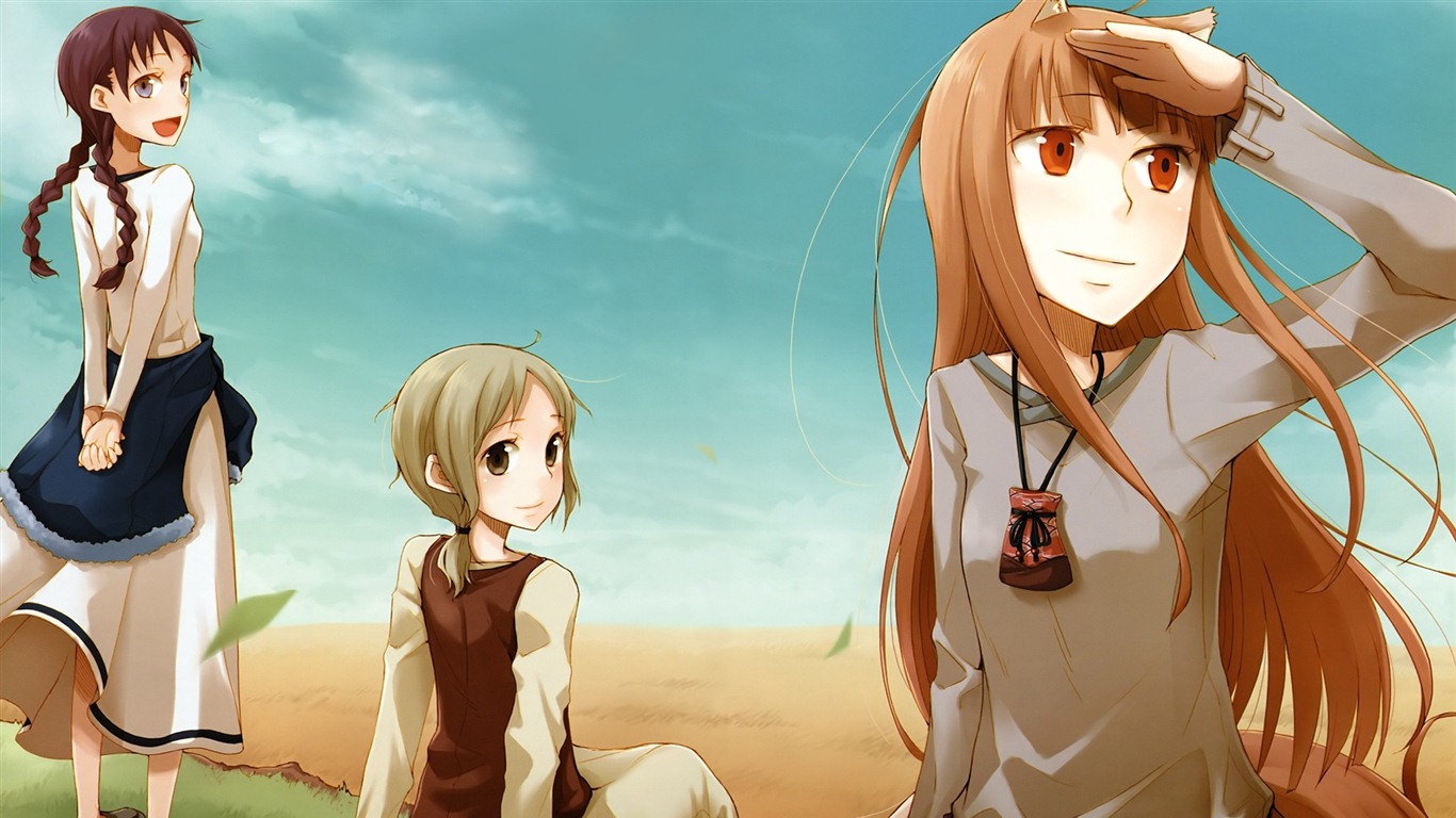 Spice and Wolf 狼与香辛料  高清壁纸5 - 1366x768