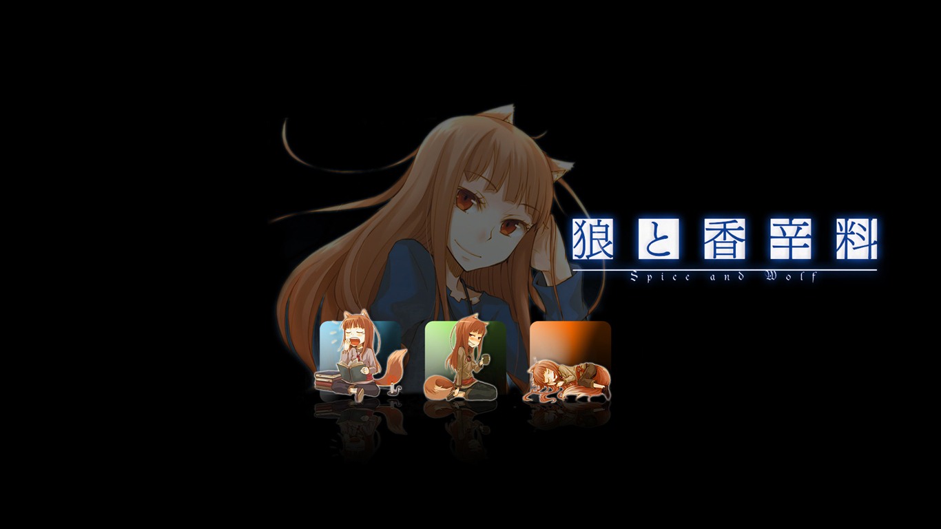 Spice and Wolf 狼与香辛料  高清壁纸23 - 1366x768