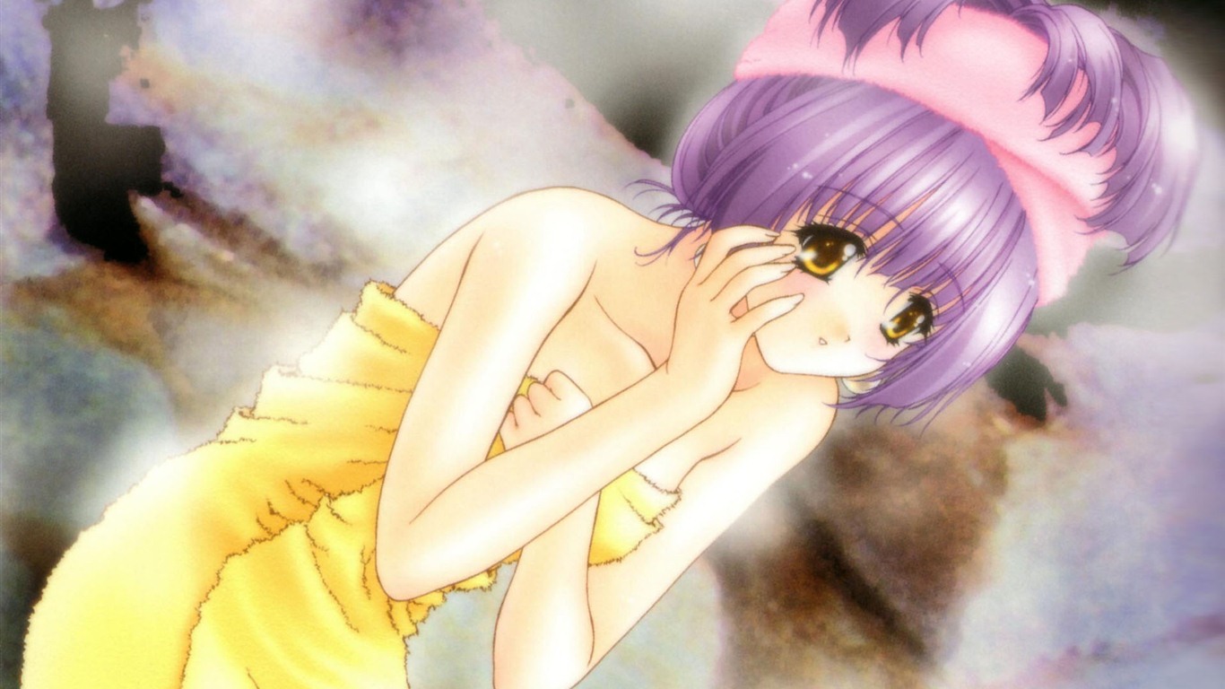 Aoi Kimizuka anime dívky ilustrační HD tapety na plochu #6 - 1366x768