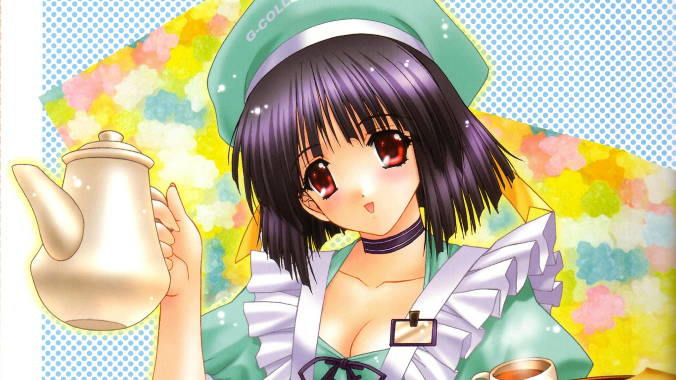 君塚葵動漫少女插畫 高清壁紙 #8 - 1366x768