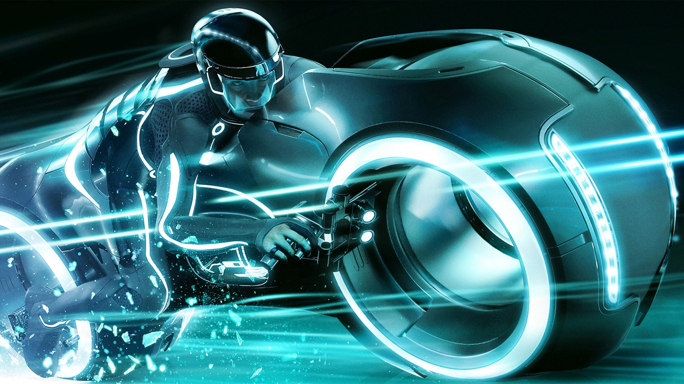 2010 Tron: Legacy HD tapety na plochu #1 - 1366x768