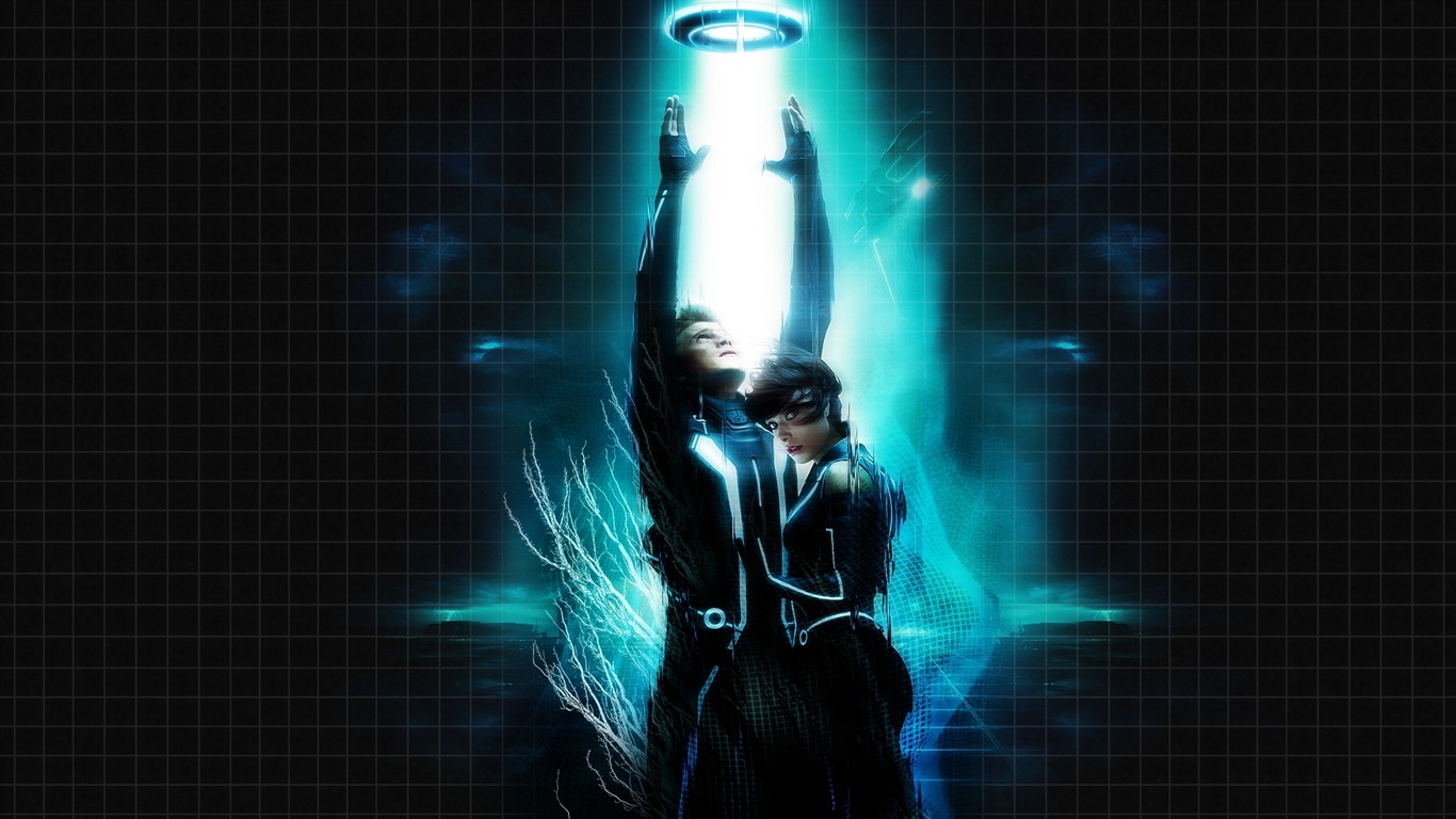 2010 Tron: Legacy 創：光速戰記 高清壁紙 #10 - 1366x768