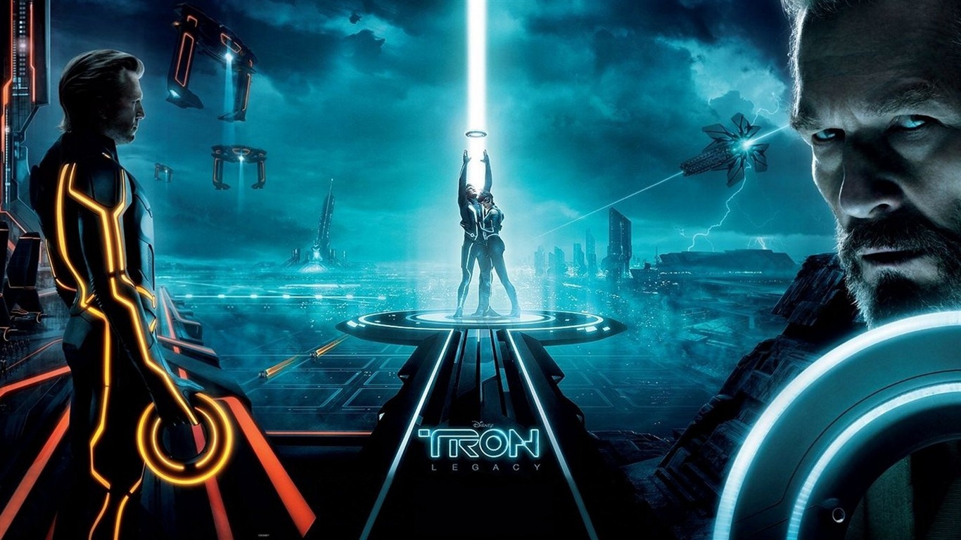 2010 Tron: Legacy 創：光速戰記 高清壁紙 #11 - 1366x768