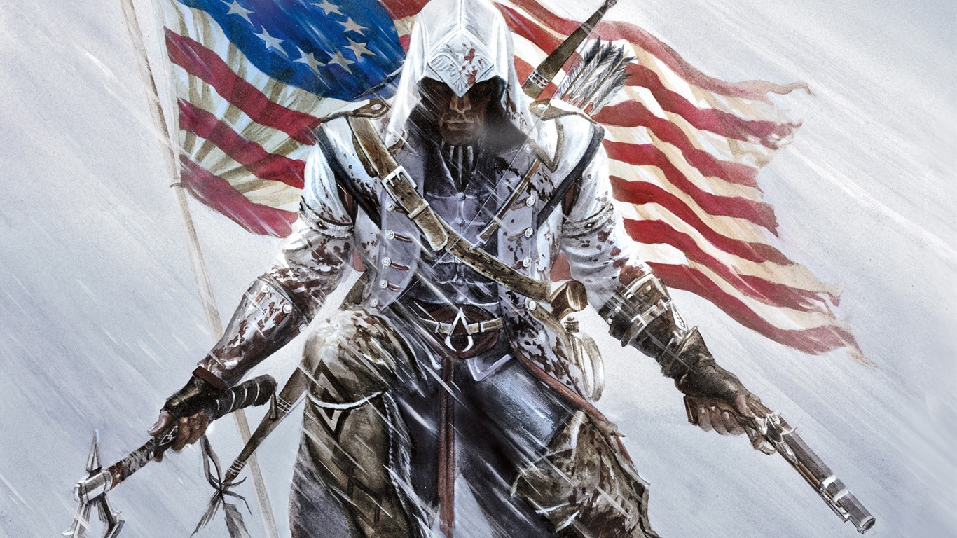 Assassin 's Creed 3 fonds d'écran HD #1 - 1366x768