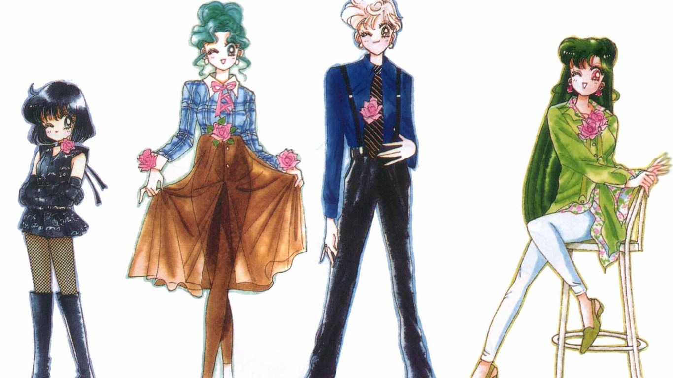 Sailor Moon 美少女戰士 高清壁紙 #8 - 1366x768