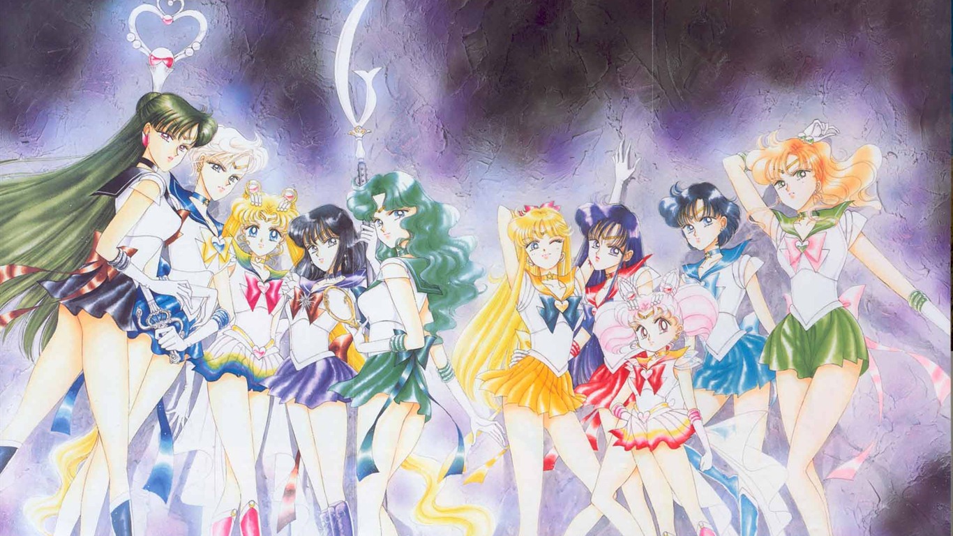 Sailor Moon HD fondos de pantalla #9 - 1366x768