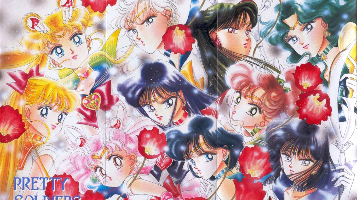 Sailor Moon HD tapety na plochu #10 - 1366x768
