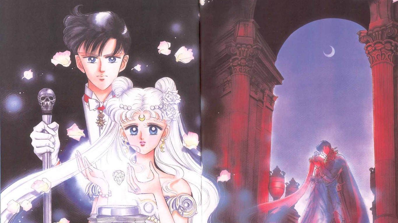 Sailor Moon HD tapety na plochu #11 - 1366x768