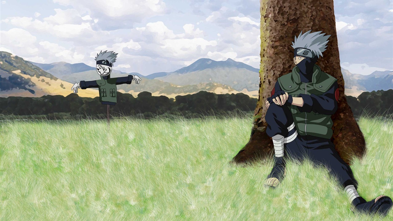 Naruto anime HD tapety na plochu #10 - 1366x768