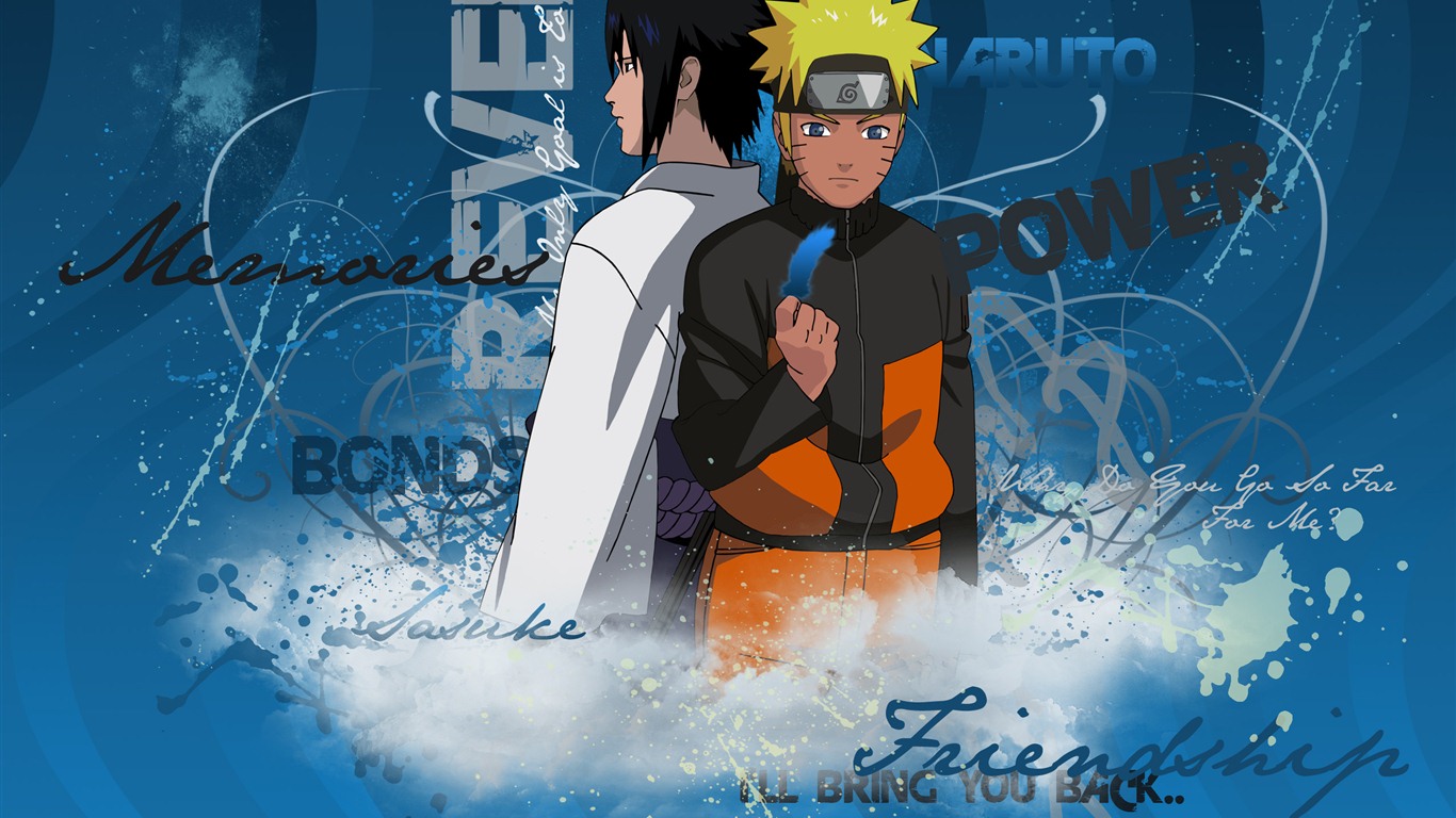 Naruto anime Fondos de pantalla de alta definición #14 - 1366x768