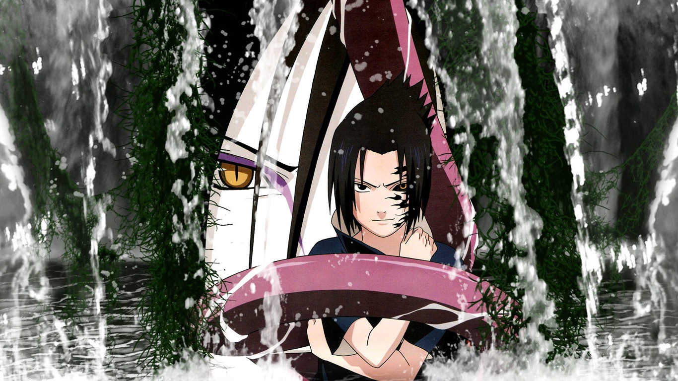 Naruto anime HD tapety na plochu #29 - 1366x768