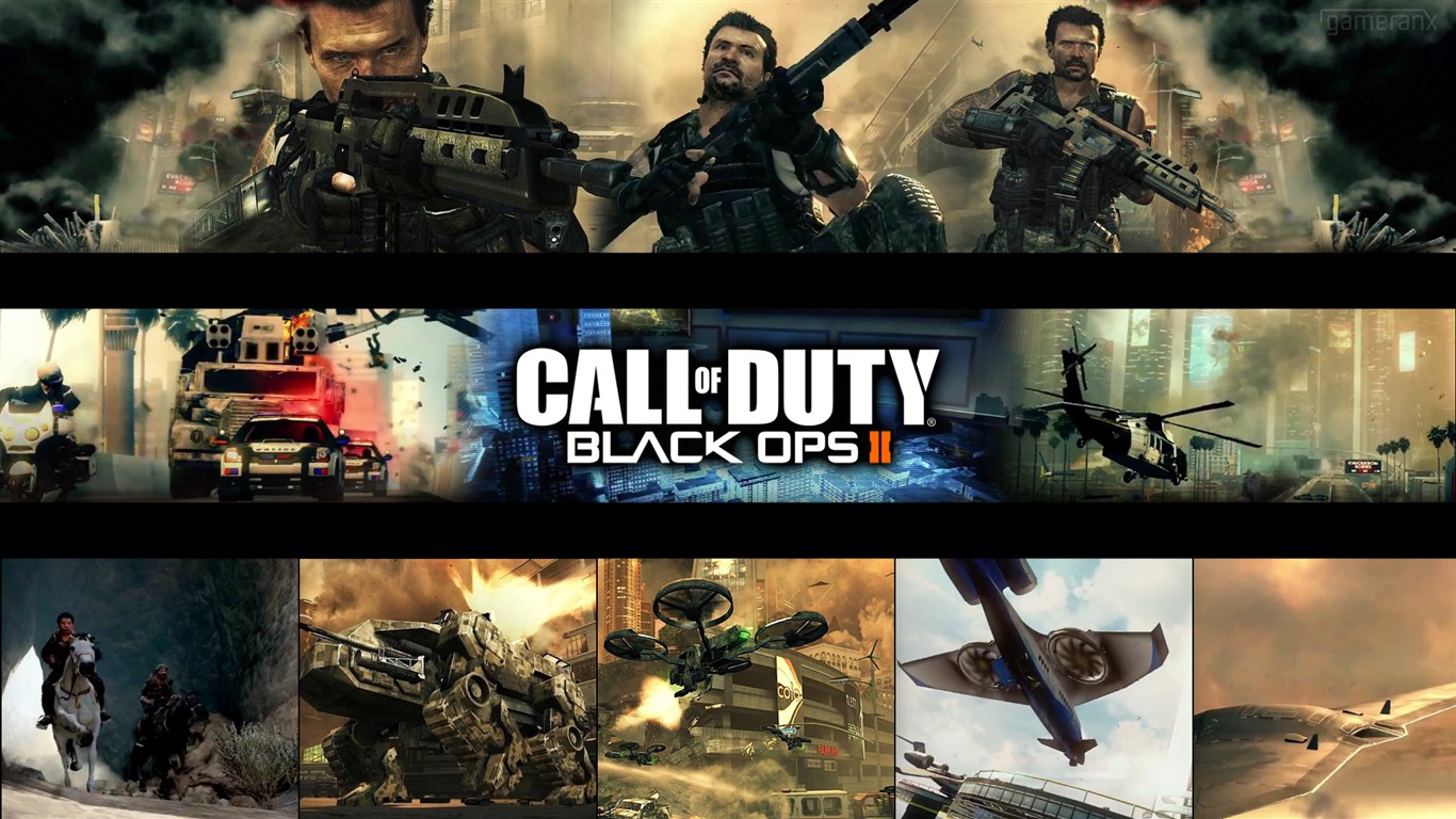 Call of Duty: Black Ops 2 使命召喚9：黑色行動2 高清壁紙 #2 - 1366x768