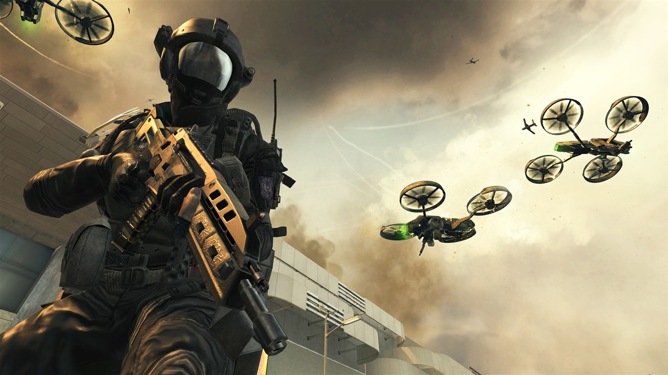 Call of Duty: Black Ops 2 使命召唤9：黑色行动2 高清壁纸9 - 1366x768