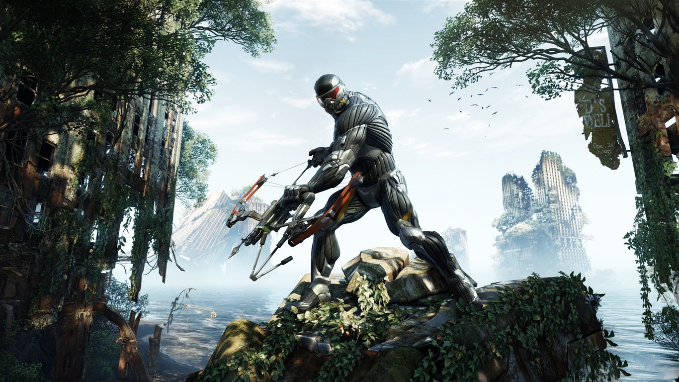 Crysis 3 HD tapety na plochu #2 - 1366x768