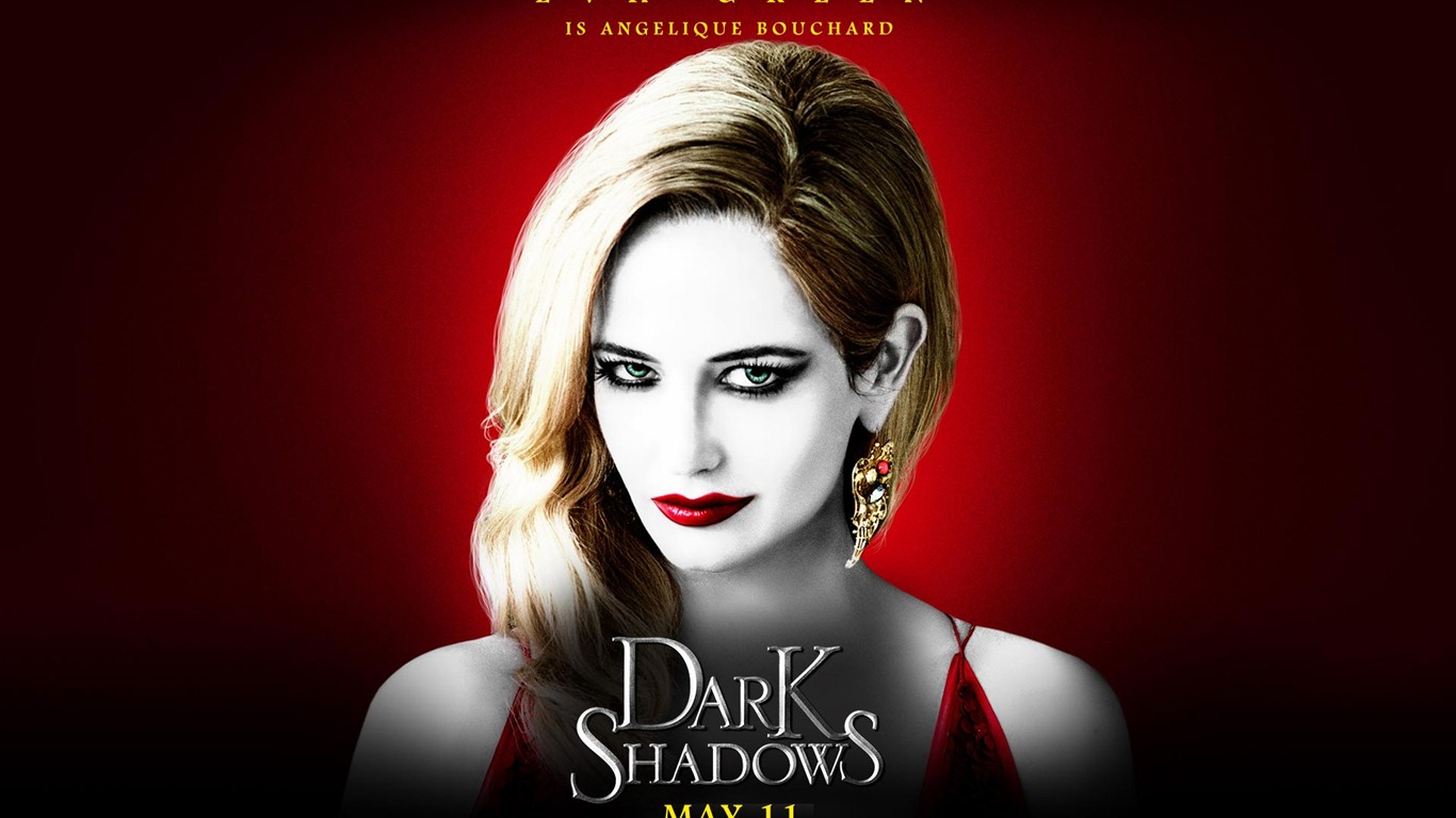 Eva Green in Dark Shadows widescreen wallpaper - 1366x768