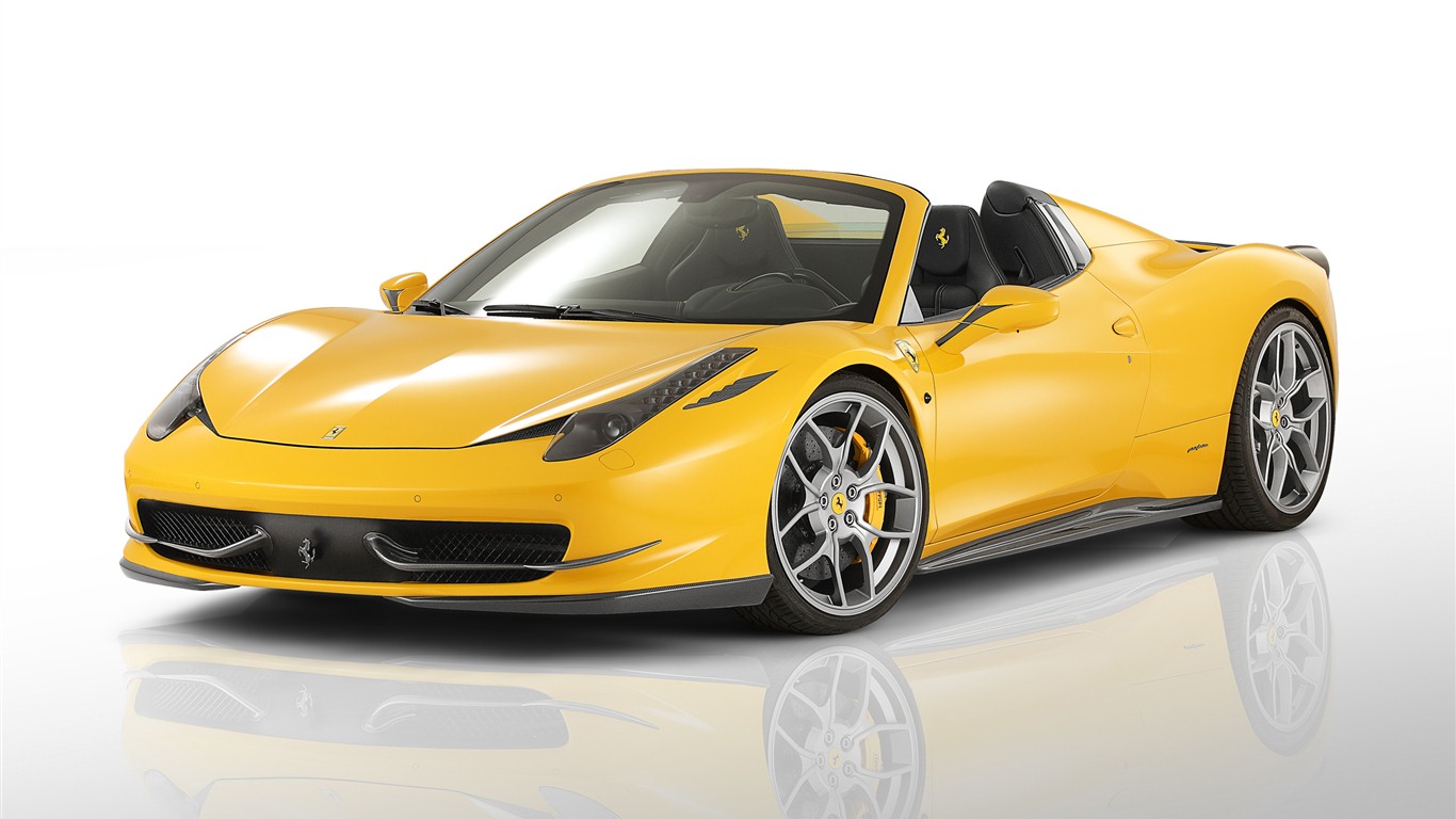 Ferrari 458 Spider 2012 Italia HD tapety na plochu #1 - 1366x768