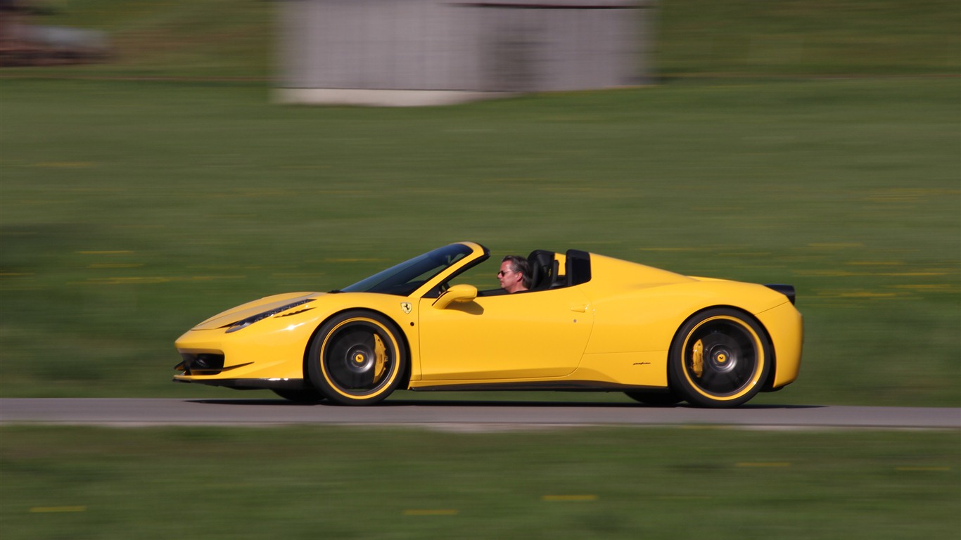 Ferrari 458 Italia araignée 2012 fonds d'écran HD #12 - 1366x768