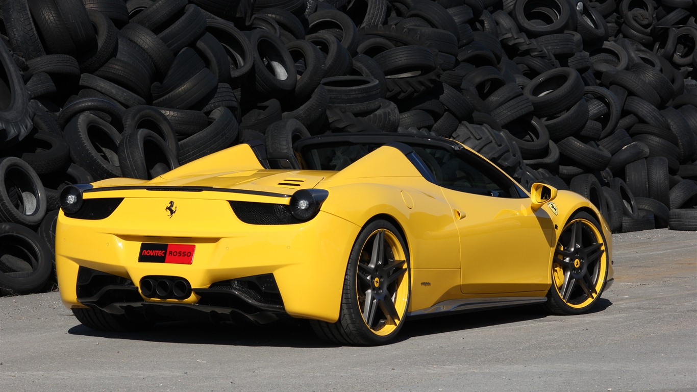 Ferrari 458 Italia araignée 2012 fonds d'écran HD #19 - 1366x768