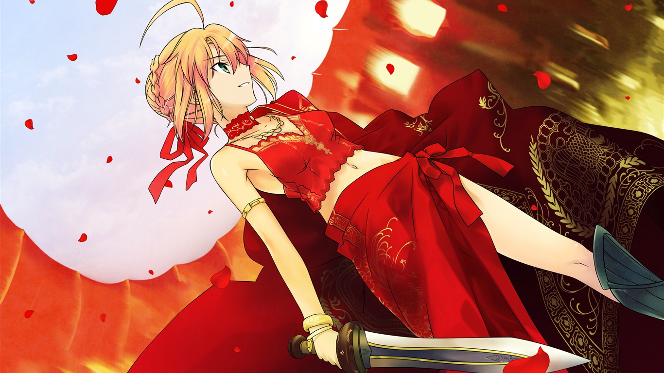 Fate stay night 命運待夜臨 高清壁紙 #1 - 1366x768