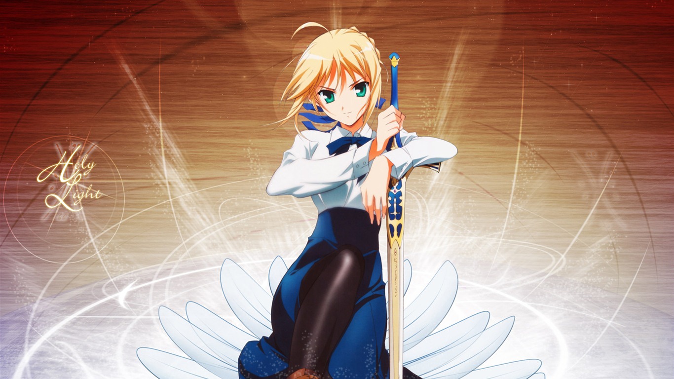 Fate Stay Night HD fondos de pantalla #10 - 1366x768