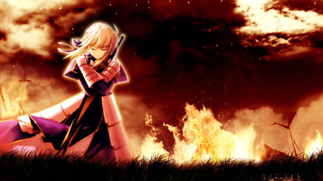 Fate Stay Night HD fondos de pantalla #14 - 1366x768