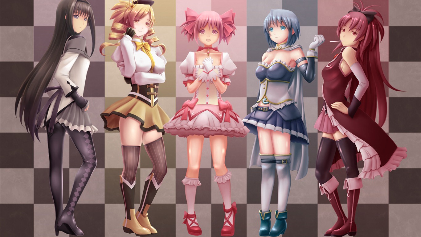 Puella Magi Madoka Magica HD wallpapers #9 - 1366x768