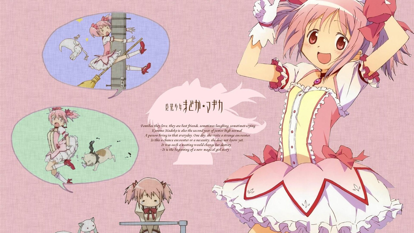 Puella Magi Madoka Magica HD tapety na plochu #20 - 1366x768