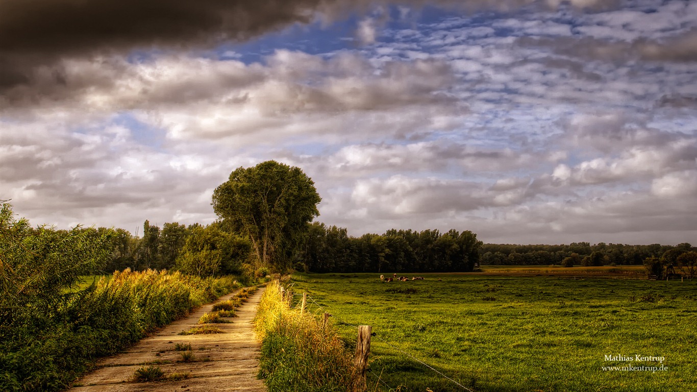 Fondos de pantalla de Windows 7: Impresiones de Schleswig-Holstein tema #8 - 1366x768