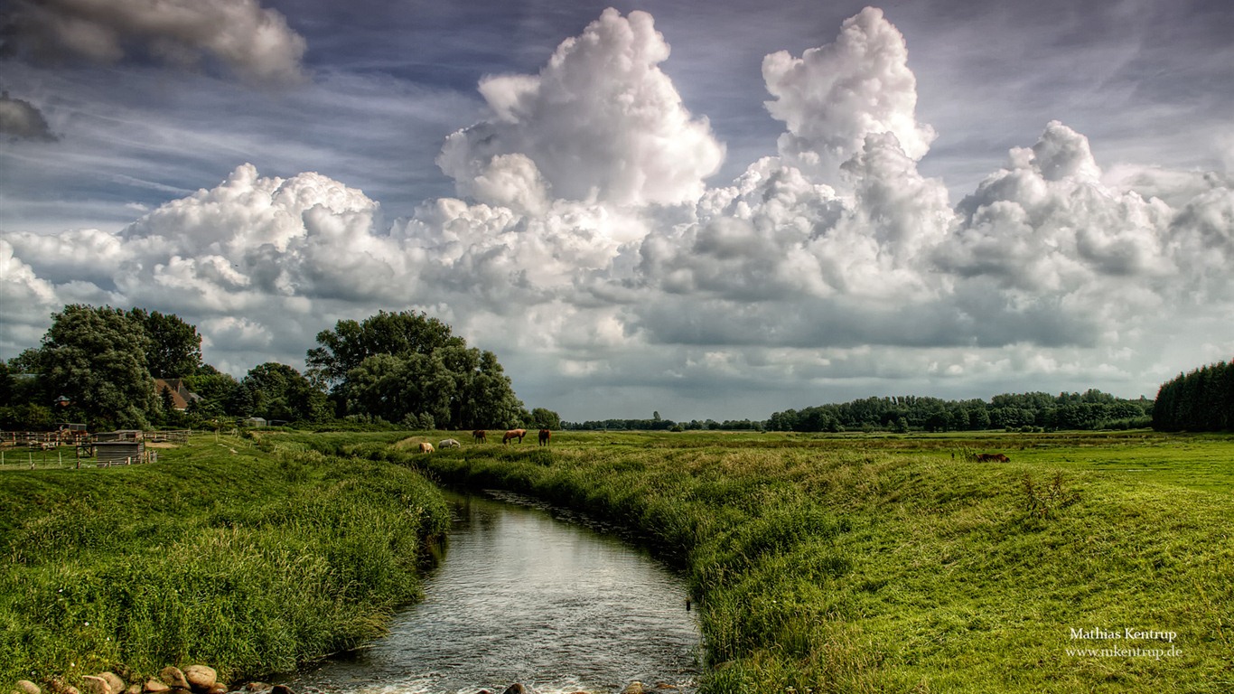 Windows 7 Wallpapers: Impressions du Schleswig-Holstein thème #20 - 1366x768