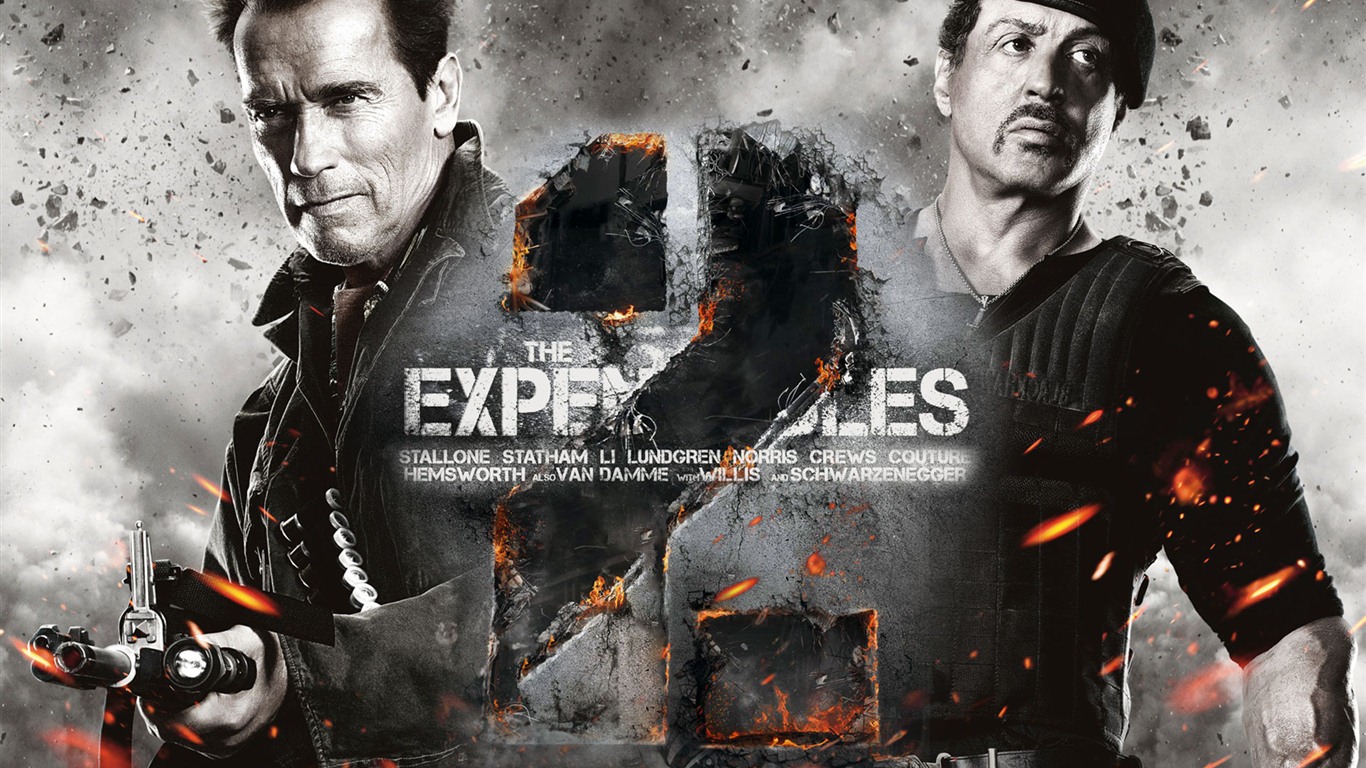 2012 The Expendables 2 敢死隊2 高清壁紙 #1 - 1366x768