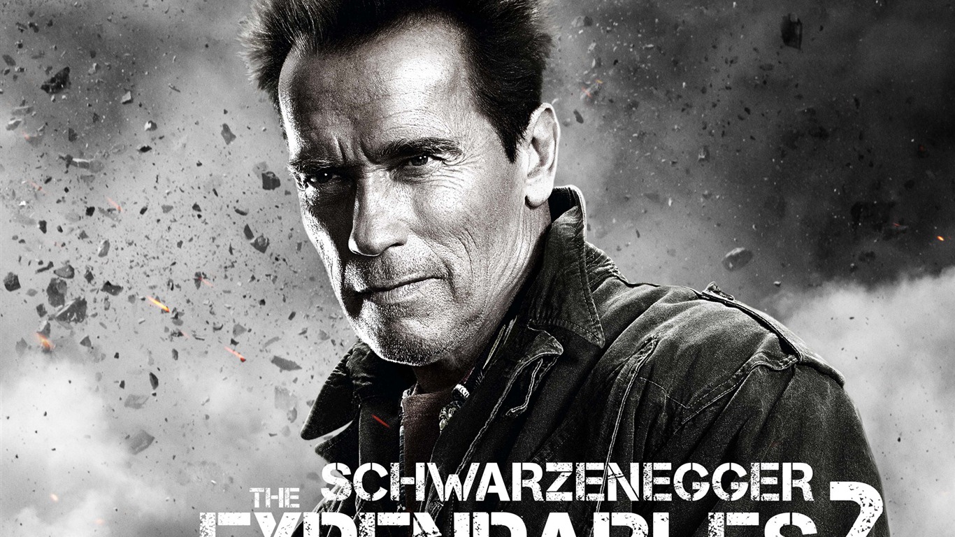 2012 The Expendables 2 敢死隊2 高清壁紙 #4 - 1366x768