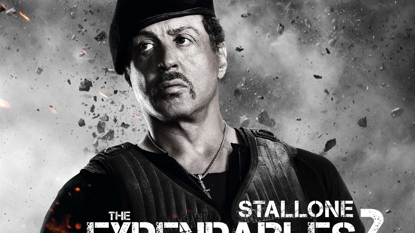 2012 The Expendables 2 敢死队2 高清壁纸9 - 1366x768