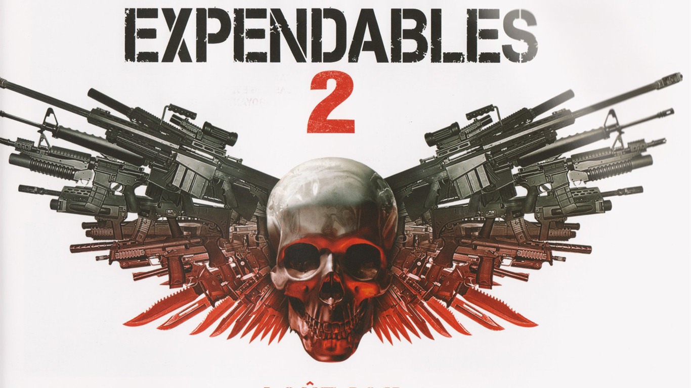 2012 Expendables 2 HD tapety na plochu #14 - 1366x768