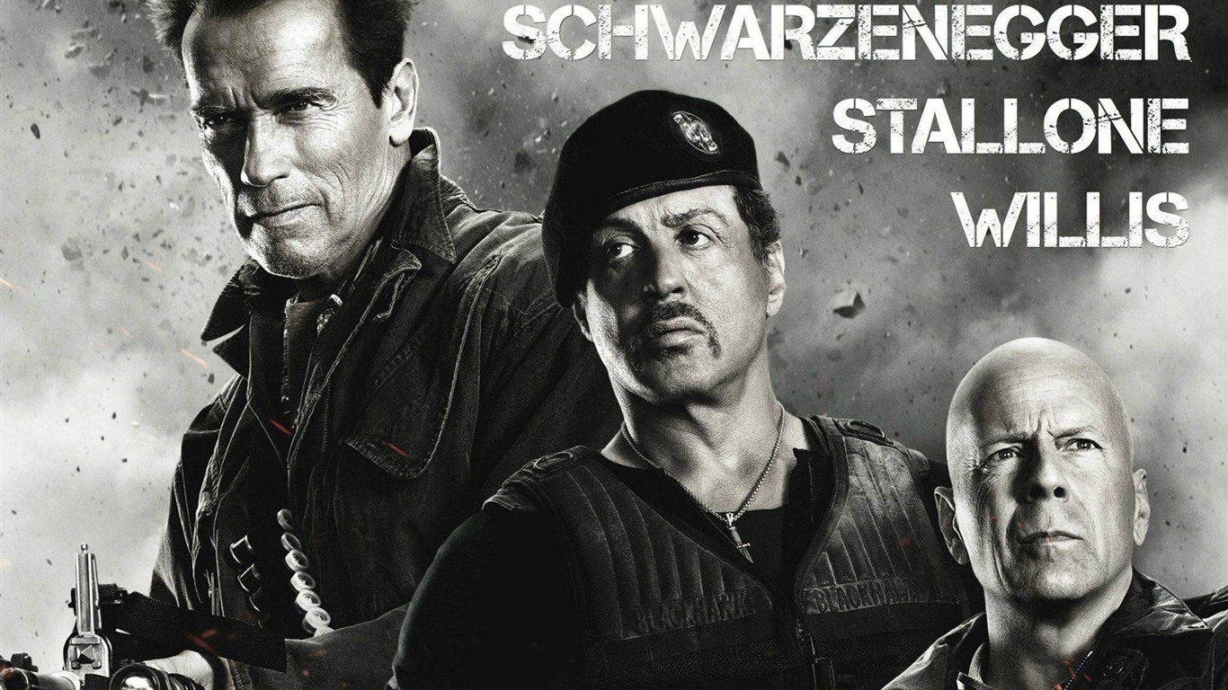 2012 The Expendables 2 敢死队2 高清壁纸15 - 1366x768