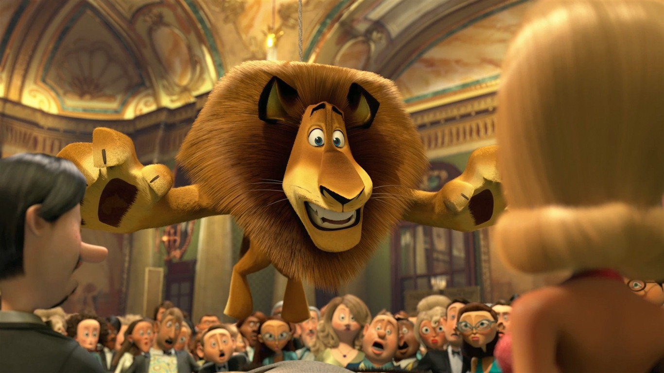 Madagascar 3: Europe's Most Wanted 馬達加斯加3：歐洲大圍捕 高清壁紙 #7 - 1366x768