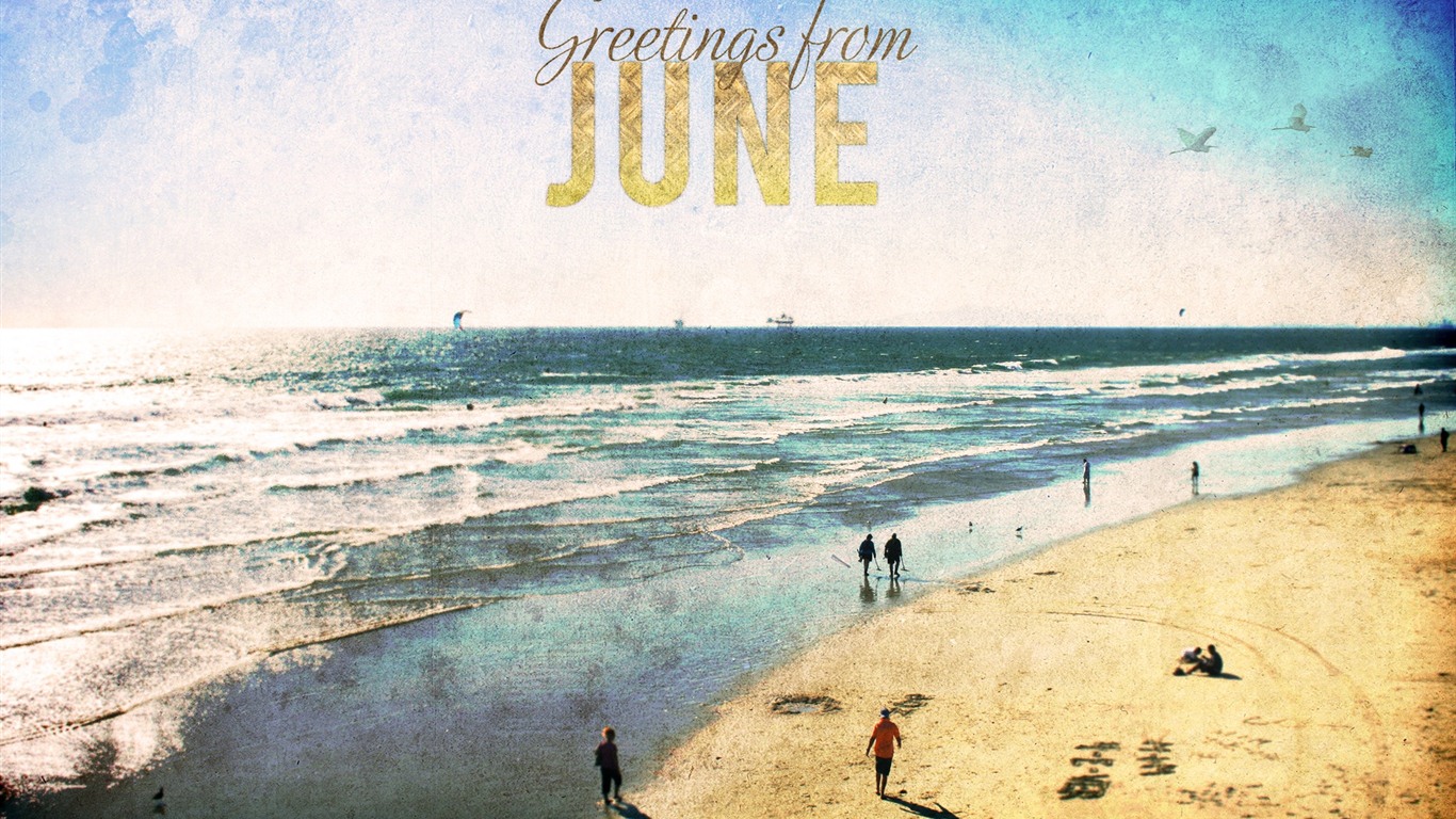 June 2012 Calendar wallpapers (1) #1 - 1366x768