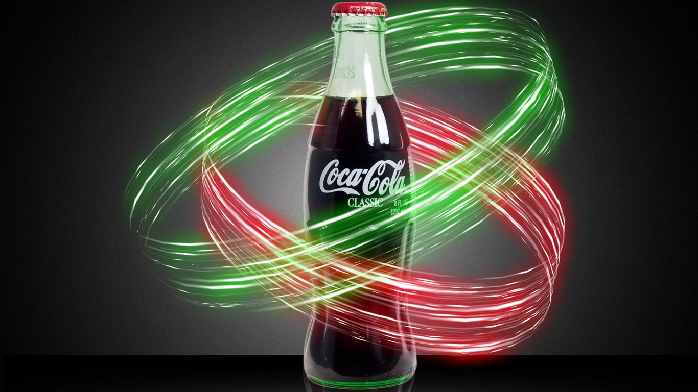 Coca-Cola hermosa ad fondo de pantalla #17 - 1366x768