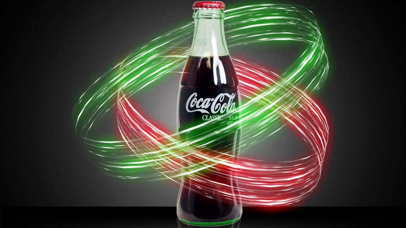 Coca-Cola beautiful ad wallpaper #17 - 1366x768