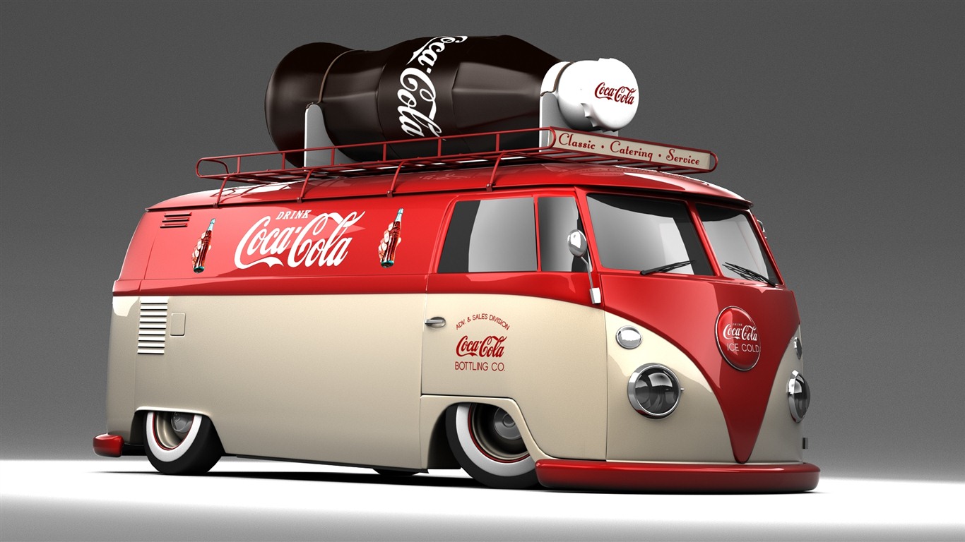 Coca-Cola belle annonce papier peint #29 - 1366x768