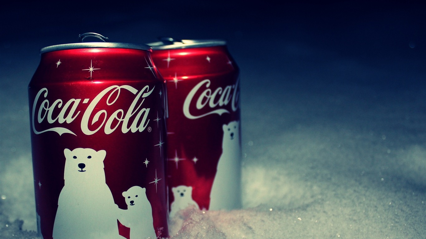 Coca-Cola 可口可乐精美广告壁纸30 - 1366x768
