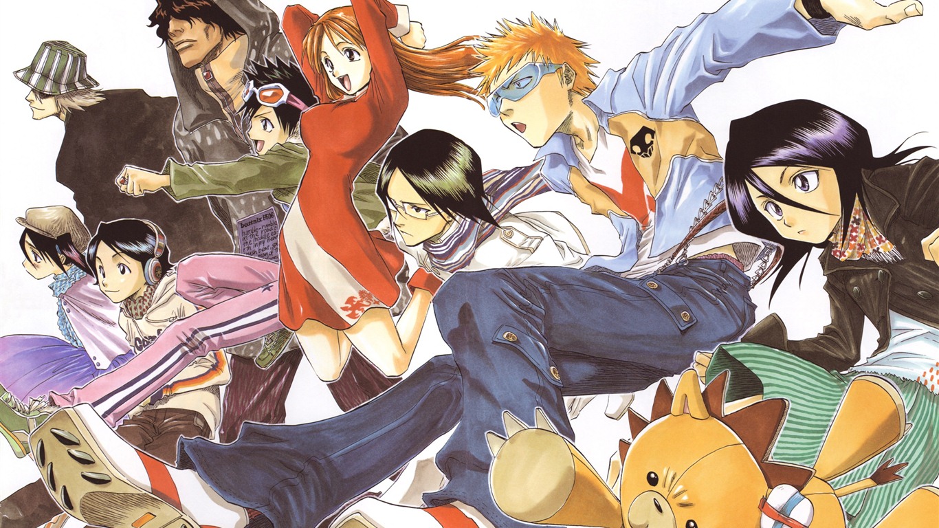 Bleach anime HD tapety na plochu #13 - 1366x768