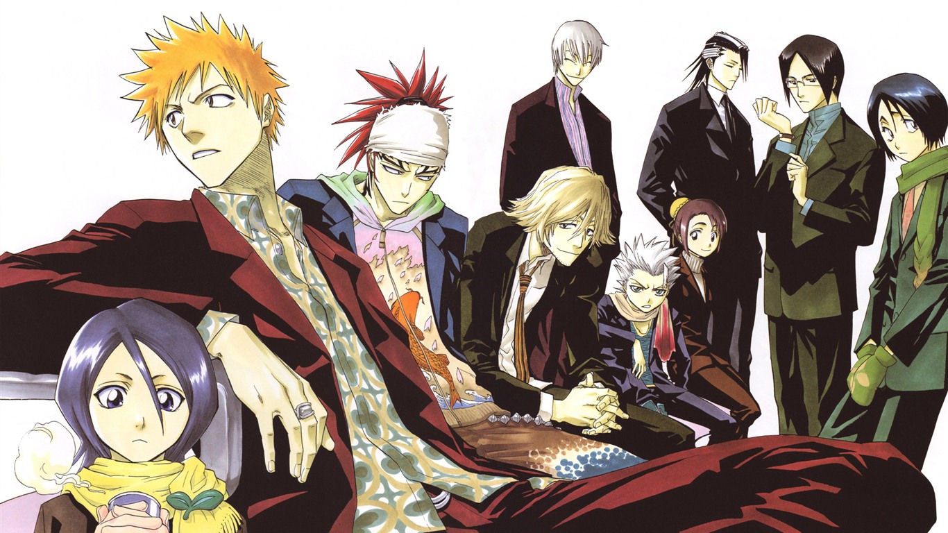 Bleach anime HD tapety na plochu #14 - 1366x768