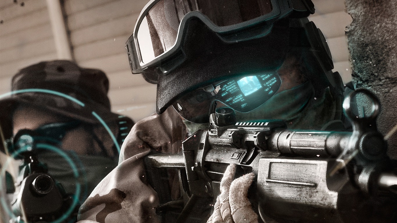 Ghost Recon: Future Soldier HD tapety na plochu #3 - 1366x768
