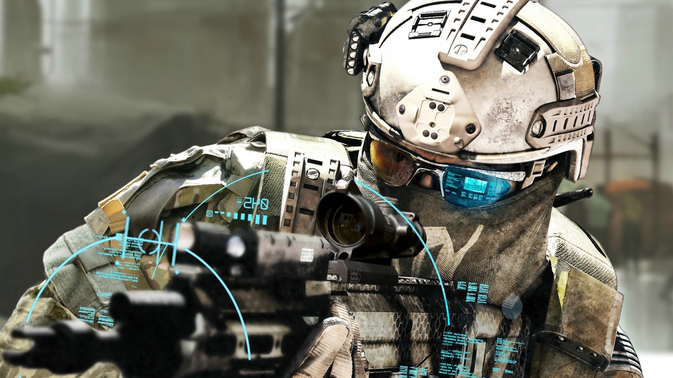 Ghost Recon: Future Soldier HD tapety na plochu #4 - 1366x768