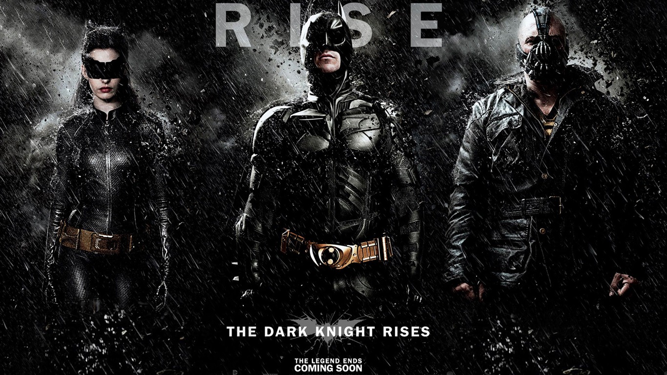 The Dark Knight Rises 蝙蝠侠：黑暗骑士崛起 高清壁纸1 - 1366x768