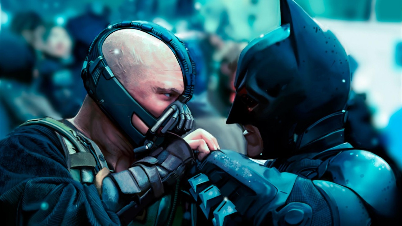 The Dark Knight Rises 2012 fonds d'écran HD #2 - 1366x768