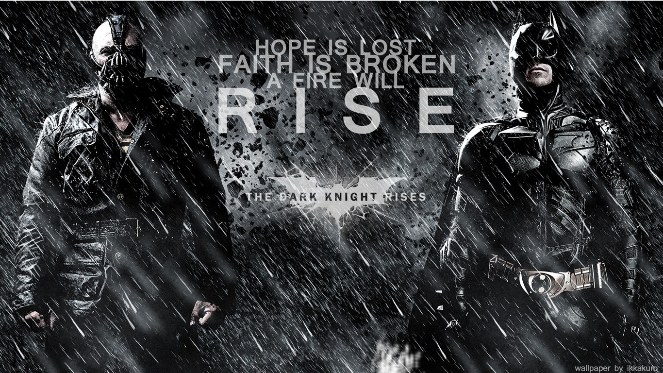 The Dark Knight Rises 蝙蝠侠：黑暗骑士崛起 高清壁纸5 - 1366x768